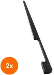 Ideal Feroluc Set 2 x Maner Model W4002, 128 mm, Finisaj Negru (EDI-2xIFR-16945)