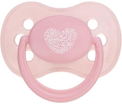 Canpol babies Силиконова залъгалка Canpol - Pastelove, 0-6 месеца, розово сърце (22/416c)