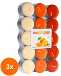 LCA Set 3 x 30 Lumanari Pastila - Portocala (GIL-3xLCA-P30-63)