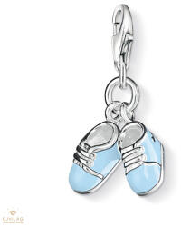 Thomas Sabo Charm Club Thomas Sabo kék babacípő charm - 0822-007-1