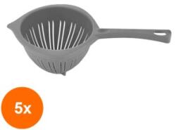Qlux Set 5 x Strecuratoare Rotunda din Plastic Qlux, 27 x 15 x 8 cm (GUJ-5xL00240)