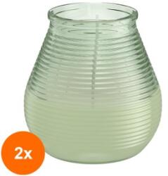 Bolsius Set 2 x Lumanare Parfumata in Pahar, 94 x 91 mm, 40 Ore, Verde, Bolsius True Citronella (GIL-2xLCA-TRU-CIT-PAT94/91-732)