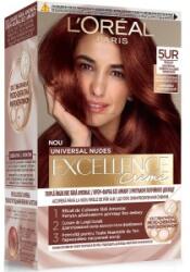L'Oréal Vopsea de Par Permanenta fara Amoniac L'Oreal Paris Excellence Universal Nudes Reds, 5UR Roscat Universal, 192 ml