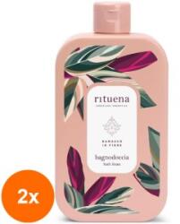 Rituena Set 2 x Gel de Dus Rituena, Damasco In Fiore, 400 ml