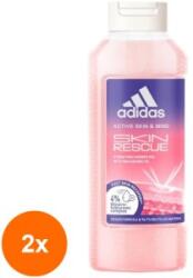 Adidas Set 2 x Gel de Dus Adidas S&M Skin Rescue, Femei, 400 ml