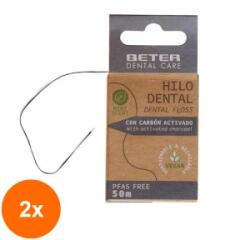 Beter Set 2 x Ata Dentara Beter Vegan, Mentolata, 50 m (ROC-2xMAG1017299TS)