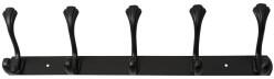 Z-tools Cuier cu 5 Agatatori, Metal, Lungime 44.5 cm, Negru (ZLN-ZTS8148) Agatator cuier
