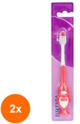 Prima Set 2 x 12 Periute dinti Rosii pentru Copii, Prima (TEV-2xVTR-0087-12-ROS)