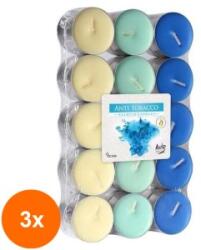 LCA Set 3 x 30 Lumanari Pastila, 4 Ore, Anti Tabac (GIL-3xLCA-P30-69)