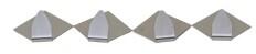 Z-tools Cuiere din Inox, Adeziv Super Rezistent, 4 Bucati (ZLN-DSY1037) Agatator cuier