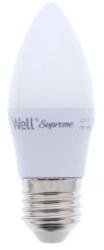 Well Bec LED Lumanare E27 7W 230V, Lumina Rece, Supreme Well (LEDLC-C377E27-07-WL)