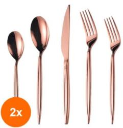 Grunberg Set 2 x 30 x Tacamuri din Inox Roz Gold, Grunberg (GUJ-2xBL386R30) Tacam