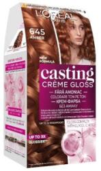 L'Oréal Vopsea de Par Semi-Permanenta fara Amoniac L'Oreal Paris Casting Creme Gloss 645 Amber, 180 ml