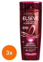 Elseve Set 3 x Sampon Fortifiant L'Oreal Elseve Full Resist, pentru Par Fragil cu Tendinta de Cadere, 250 ml