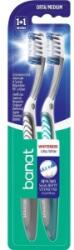 Banat Periuta de Dinti Tri Action Ultra White Medium, Banat, 2 Bucati (BANAT00063)