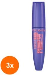Miss Sporty Set 3 x Mascara Miss Sporty, Pump Up Curved Volume, Extra Black, 12 ml (ROC-3xMAGT1002965TS)