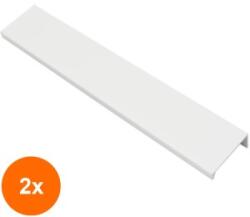 Ideal Feroluc Set 2 x Maner Model Hexis, 192 mm, Finisaj Alb (EDI-2xIFR-15551)