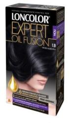 LONCOLOR Vopsea de Par Permanenta Loncolor Expert Oil Fusion 1.9 Negru Albastrui, 100 ml