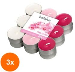 Bolsius Set 3 x 18 Lumanari Pastila, 4 Ore, Orhidee (GIL-3xLCA-PBA18-40-ORH)