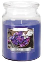 LCA Lumanare Parfumata in Borcan cu Capac Violete, 100 Ore (LCA-SND99-131)
