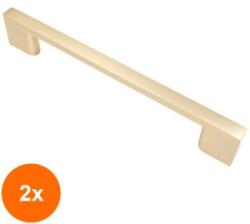 Ideal Feroluc Set 2 x Maner Model B0014, 160 mm, Finisaj Auriu Mat (EDI-2xIFR-18291)
