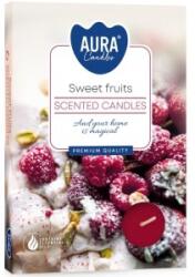 AURA Lumanari Pastila Aura, Sweet Fruit, Timp Ardere 4 Ore, 6 Bucati, 11 g (LCA-P15-379)