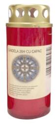 Bispol Candela cu Capac Antivant Rosie (LCA-V1-90-R)
