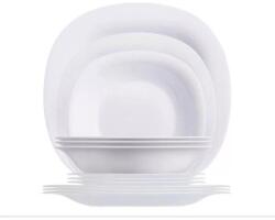 Luminarc Serviciu de Masa 19 Piese, Portelan, Luminarc Carine, Alb (MRK-502628)