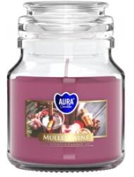 AURA Lumanare Parfumata in Pahar cu Capac, Vin fiert, Timp de Ardere 28 Ore, Aura (LCA-SND71-195)