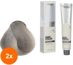 Maxima Set 2 x Vopsea Profesionala de Par Maxima, 9.1 Blond Cenusiu Foarte Deschis, 100 ml