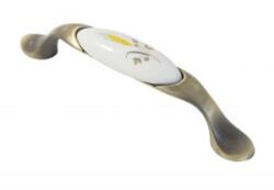 Ideal Feroluc Maner Ceramica Model W0520, 96 mm, Finisaj Antic Auriu/Spic de Grau (IFR-61465)