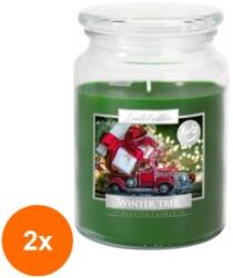 LCA Set 2 x Lumanare Parfumata in Borcan cu Capac Winter Tree, 100 Ore (GIL-2xLCA-SND99-348)