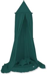  Készlet: gyerekszobába való függő baldachin, fodros fodros fodros párnák - üvegzöld