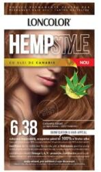 LONCOLOR Vopsea Permanenta pentru Par Loncolor HempStyle, 6.38 Caramel Sarat, 100 ml