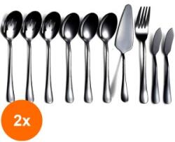 Berglander Set 2 x 10 Tacamuri, 18/0 Inox, Negru, Berglander (GUJ-2xCTST10B) Tacam