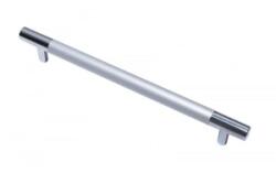 Ideal Feroluc Maner Cilindric Model Cr-Sat, 160 mm, Finisaj Aluminiu/Crom Lucios (IFR-28886)