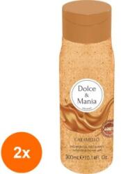 Dolce and Mania Set 2 x Gel Dus Scrub Dolce & Mania, Caramel, 300 ml