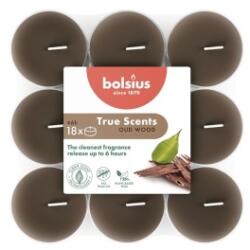 Bolsius Lumanare Pastila in Pahar Bolsius, Lemn de Oud, 6 Ore, 18 Bucati (LCA-TRU-PT6H-70)