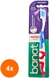 Banat Set 4 x Periuta de Dinti Banat Tri Action Fresh Medium (ROC-4xBANAT00008)