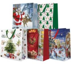 Elcadis Pungi Cadou Mari, Mix Craciun, 30 x 41 x 12 cm, Perfecto (ELC-PC-SB-MIX-CH)
