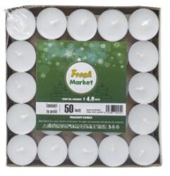 Z-tools Lumanari Decorative, Timp de Ardere 4h, Albe, 14 g, 50 Bucati (ZLN-ZTS8451)