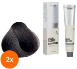 Maxima Set 2 x Vopsea Profesionala de Par Maxima, 6.1 Blond Cenusiu Inchis, 100 ml