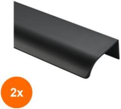 Ideal Feroluc Set 2 x Maner Model Attis, 320/400 mm, Finisaj Negru (EDI-2xIFR-18467)