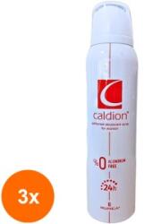 Caldion Set 3 x Deodorant Spray Caldion, Femei, 150 ml