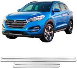  Ajtó oldalsó díszlécek rozsdamentes acél, krómozott Hyundai Tucson 2015-től 2018-ig