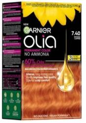 Garnier Vopsea Permanenta fara Amoniac, 7.40 Aramiu Intens, Garnier Olia, 112 ml