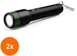 GP Set 2 x Lanterna Led TIP Breloc GP Discovery Ck12, Negru, 20 lm, 1xaaa (TIV-2xGPCK12BK-BL1)