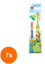 Banat Set 7 x Periuta de Dinti Banat Junior Dino Soft 2-5 Ani Ani (ROC-7xBANAT00001)