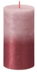 Bolsius Lumanare Stalp Bolsius, Roz / Rosu, 130 x 68 mm (LCA-STR-130/68-139-SUN-ARE+RED)