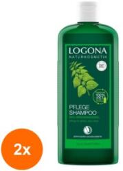 LOGONA Set 2 x Sampon Bio cu Urzica Biogast Logona, 500 ml